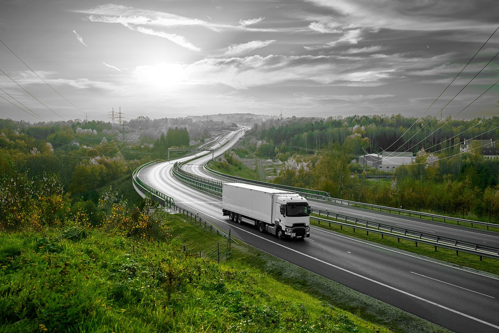 Logistics import export and cargo transportation